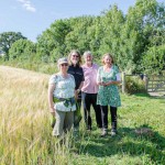Apricot Centre Team with Gabriel Kaye of the BDLT at the Week Land