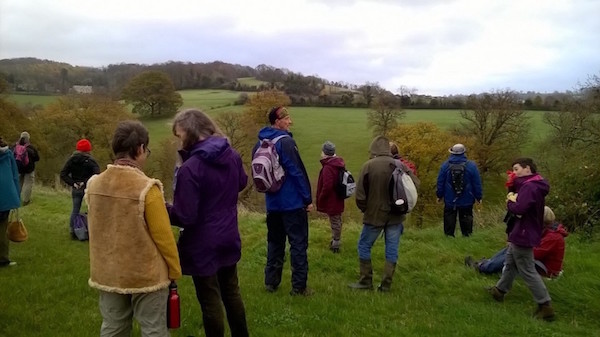 meeting the land at Hammonds Farm