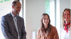 HRH Prince William at the Apricot Centre
