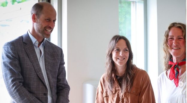HRH Prince William at the Apricot Centre